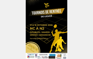 Tournoi de rentrée de Ligugé